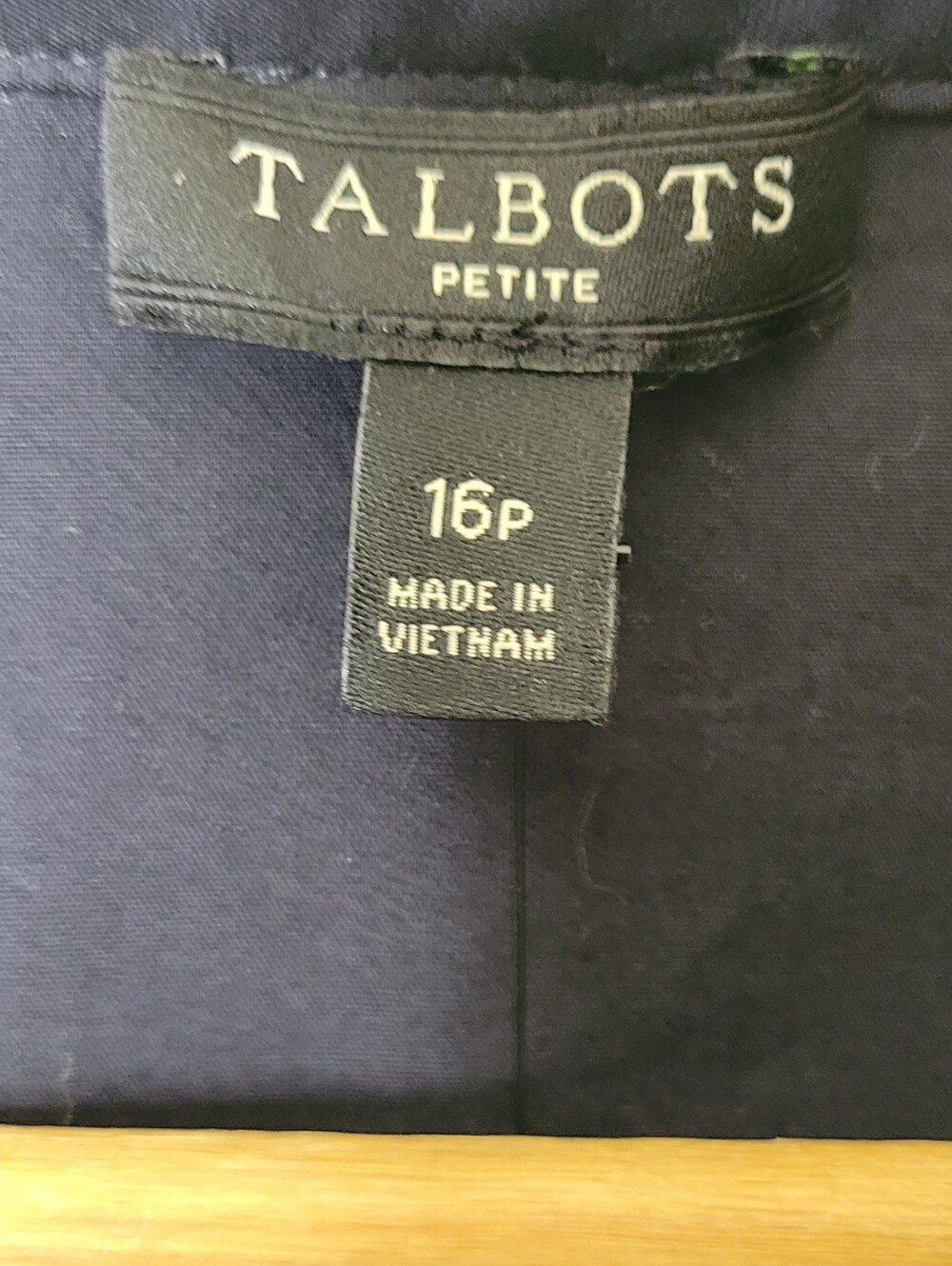NWT Talbots Black Poplin Shirt Dress - Picture 8 of 10
